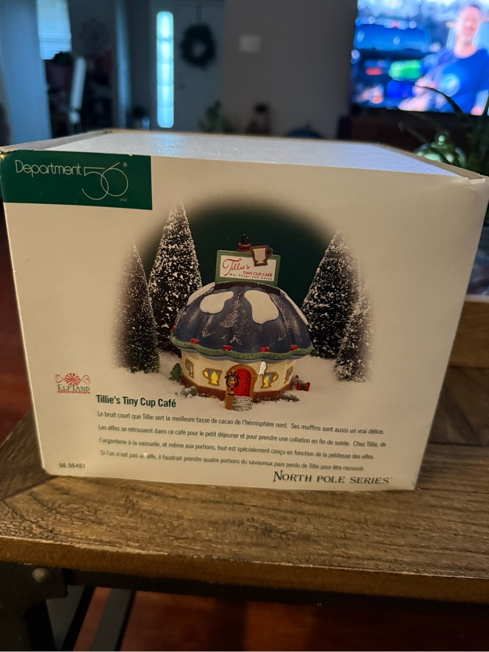 Department 56 Tillie's Tiny Cup Café - North Pole